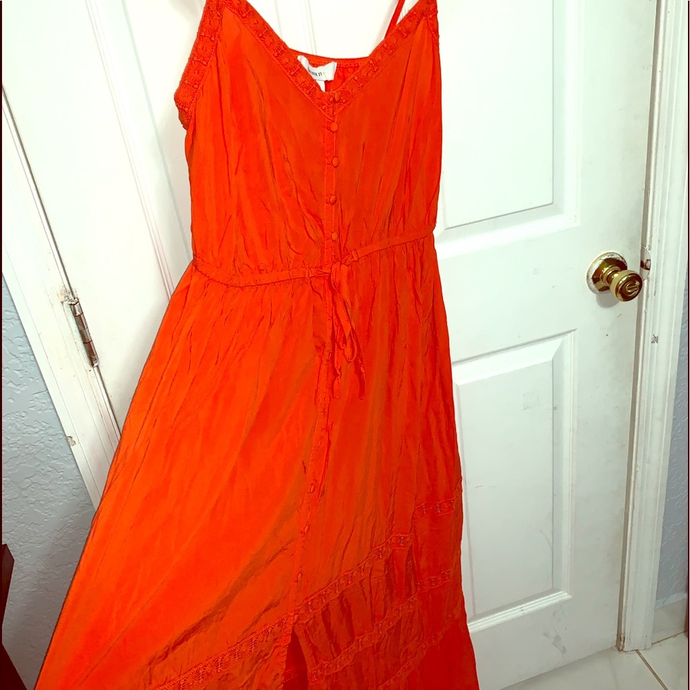 NWT button up maxi